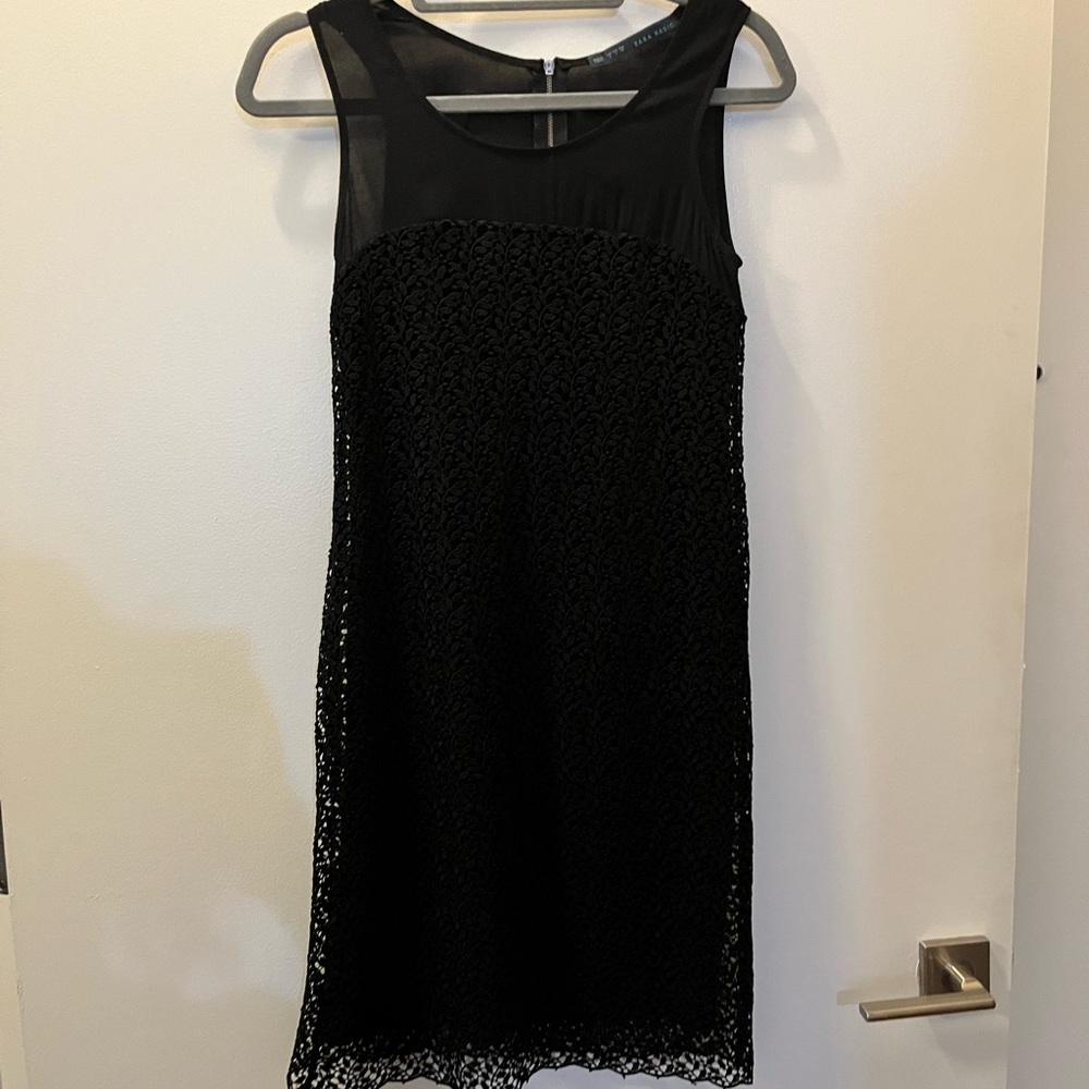 Zara black dress in small